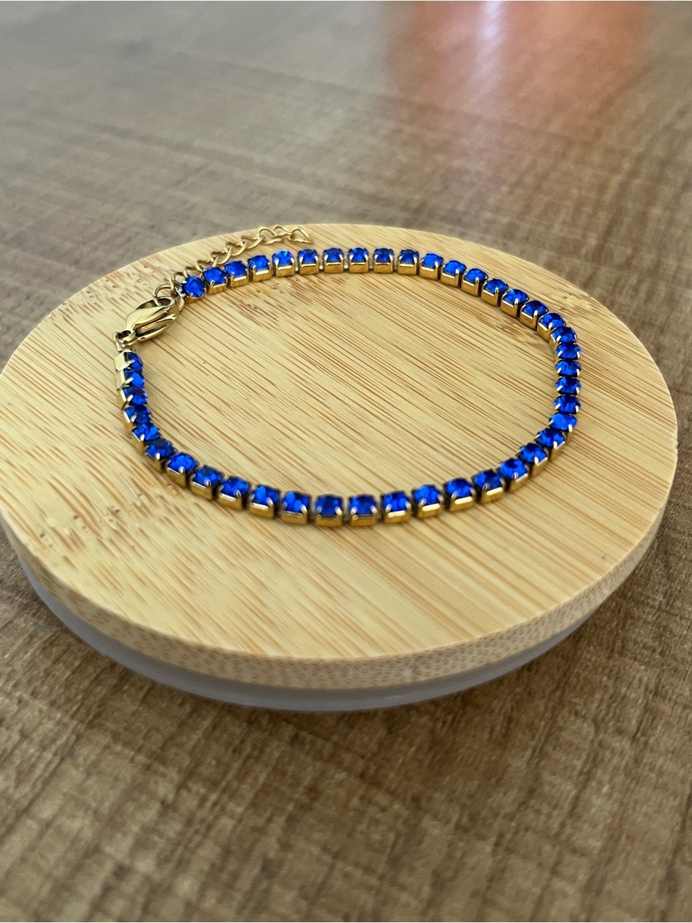 Birthstone tennis bracelet September